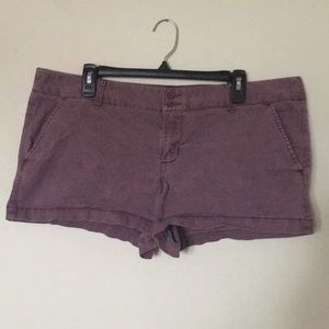 17 Mossimo mauve shorts